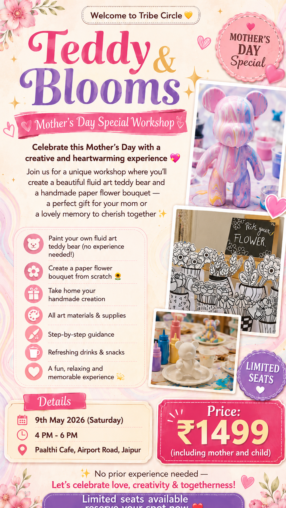 Tribe Circle Mothers Day event poster